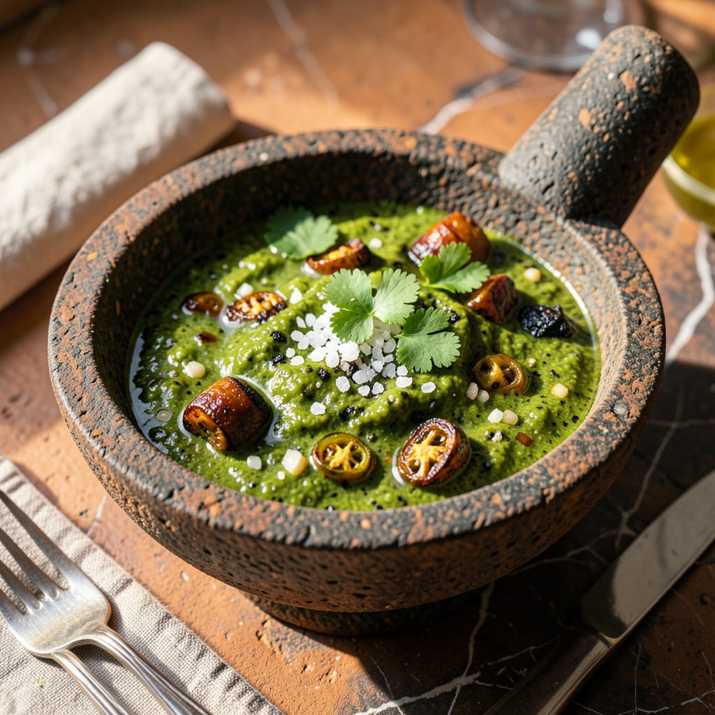 Complete Arandas Green Sauce Recipe: Zesty Mexican Condiment for Tacos overview image