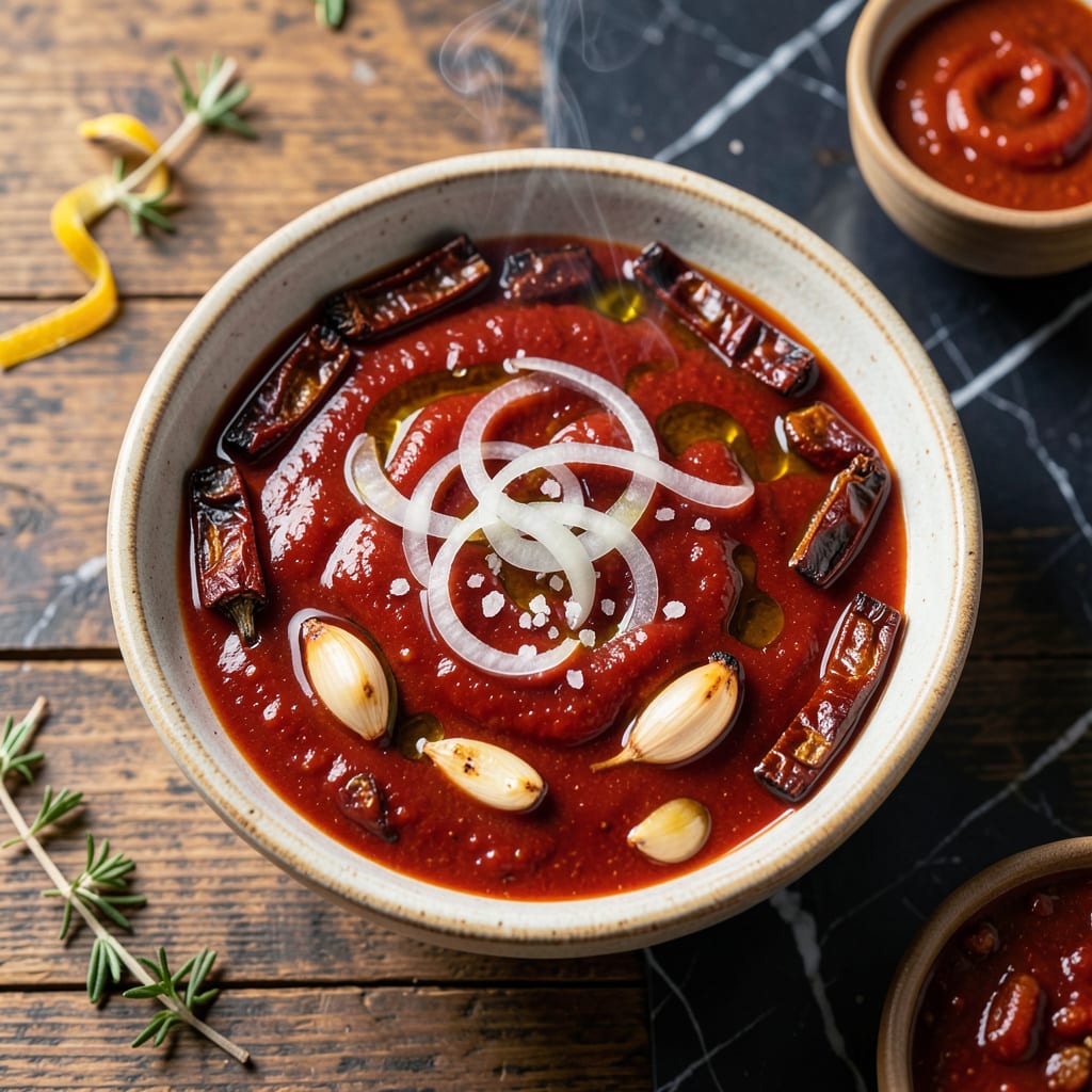 Visual representation of Arbol Chili Sauce Recipe: Fiery Kick for Authentic Mexican Dishes