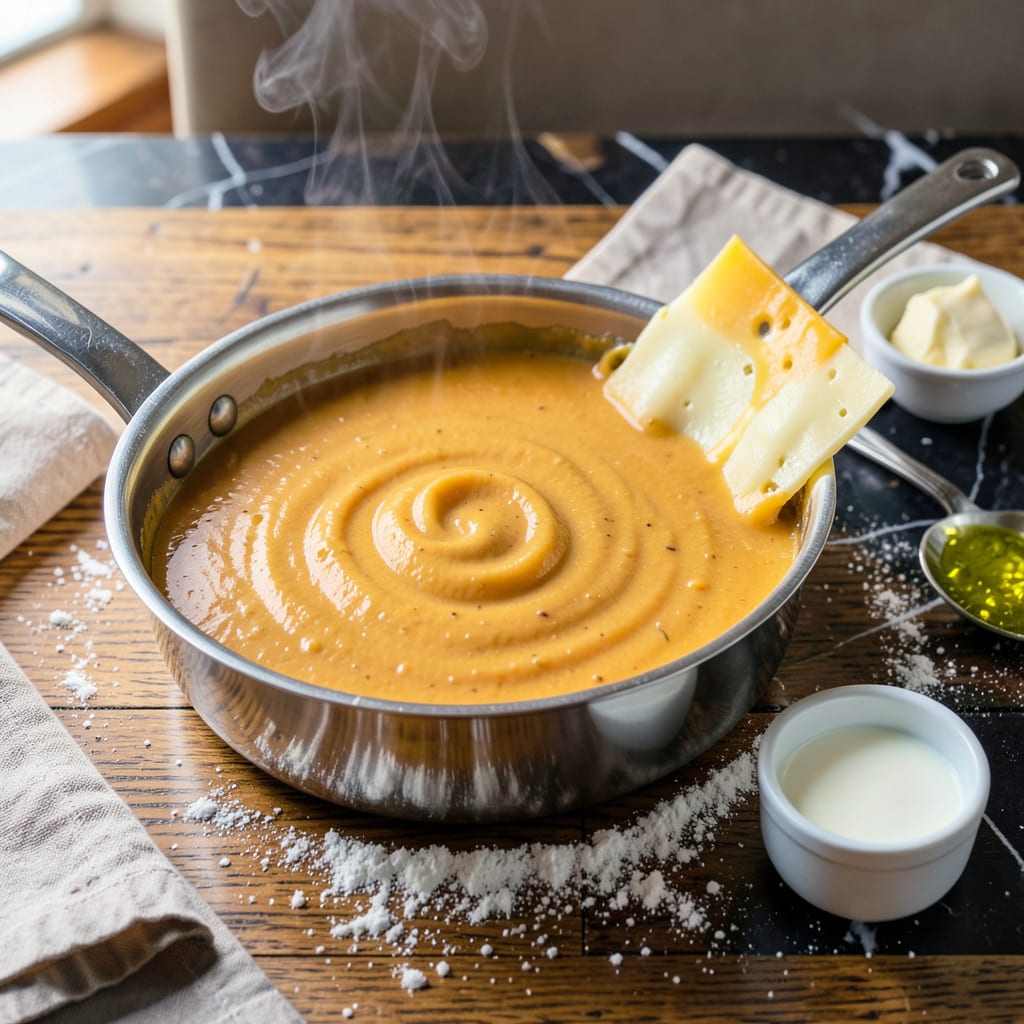 Arby's Cheese Sauce Recipe: Copycat Fast Food Creaminess example with annotations