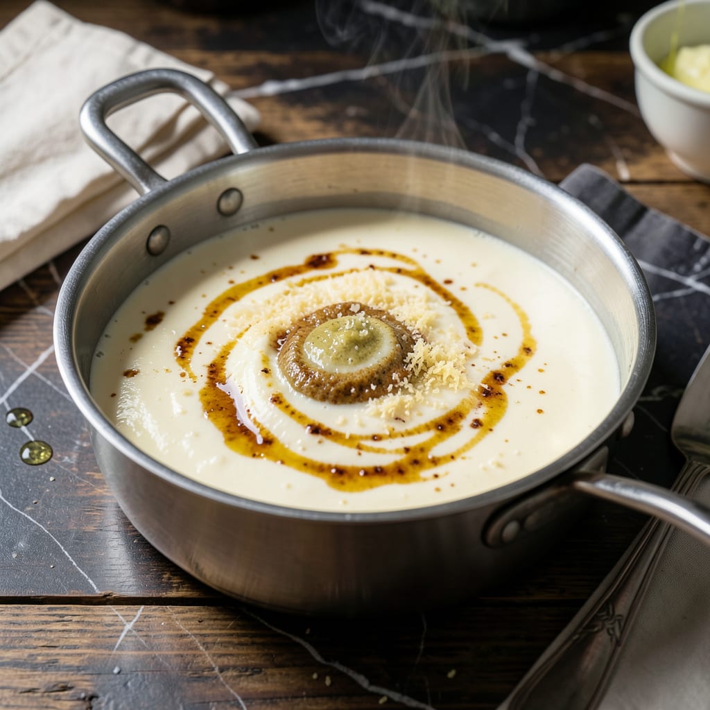 Argo Cheese Sauce Recipe: Ultra Smooth Velvety Finish illustration with key details