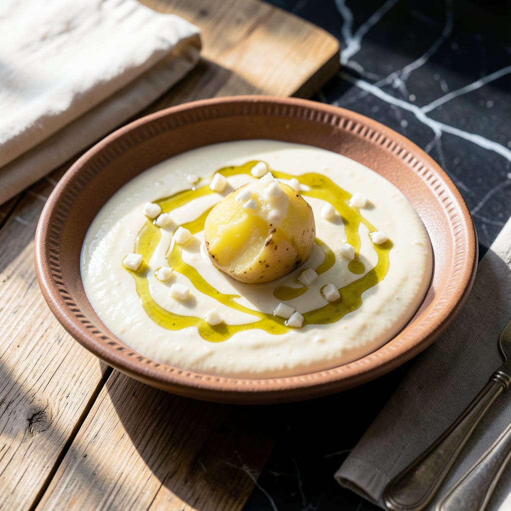 Armenian Garlic Sauce Recipe: Creamy Allium Power for Dipping illustration with key details