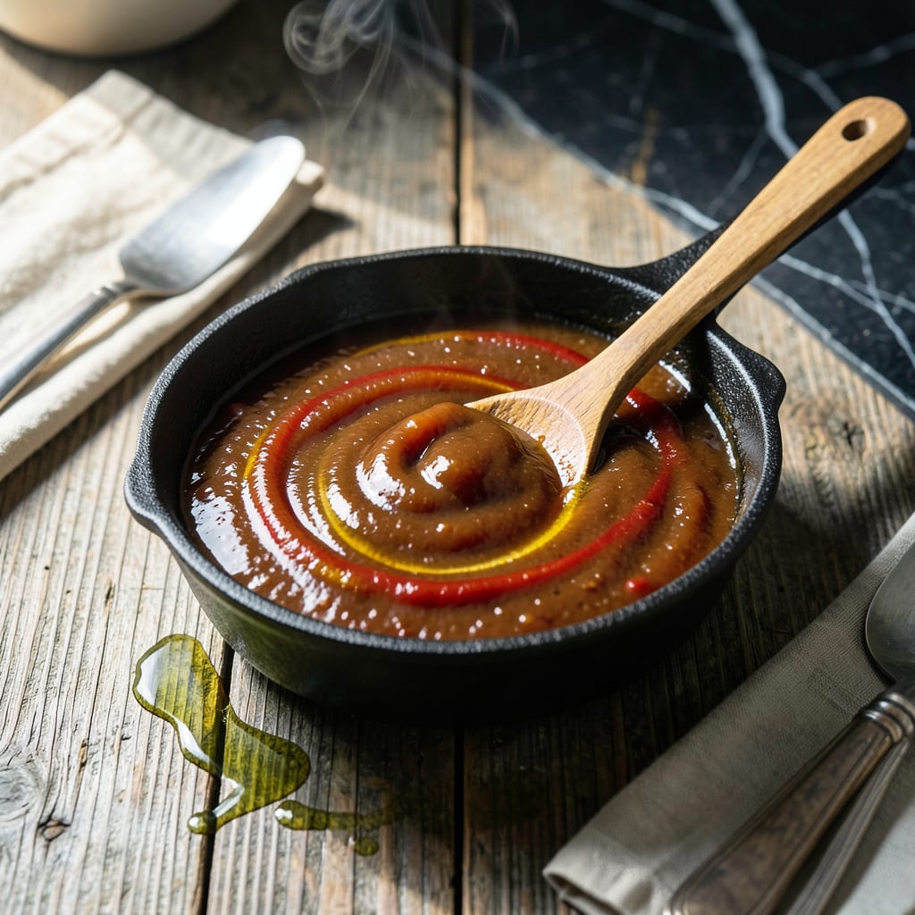 Armstrong's BBQ Sauce Recipe: Tangy Sweet Kansas City Classic illustration with key details
