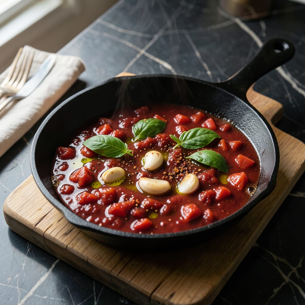 Comprehensive Arrabbiata Tomato Sauce Recipe: Spicy Garlic Infused Italian Classic visual reference
