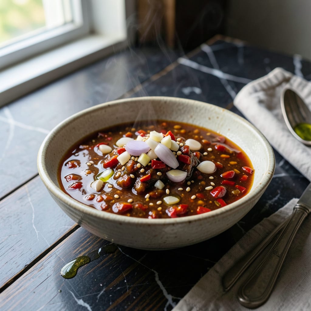 Visual representation of Asian Chilli Sauce Recipe: Spicy Sweet Umami Drizzle for Stir Fries
