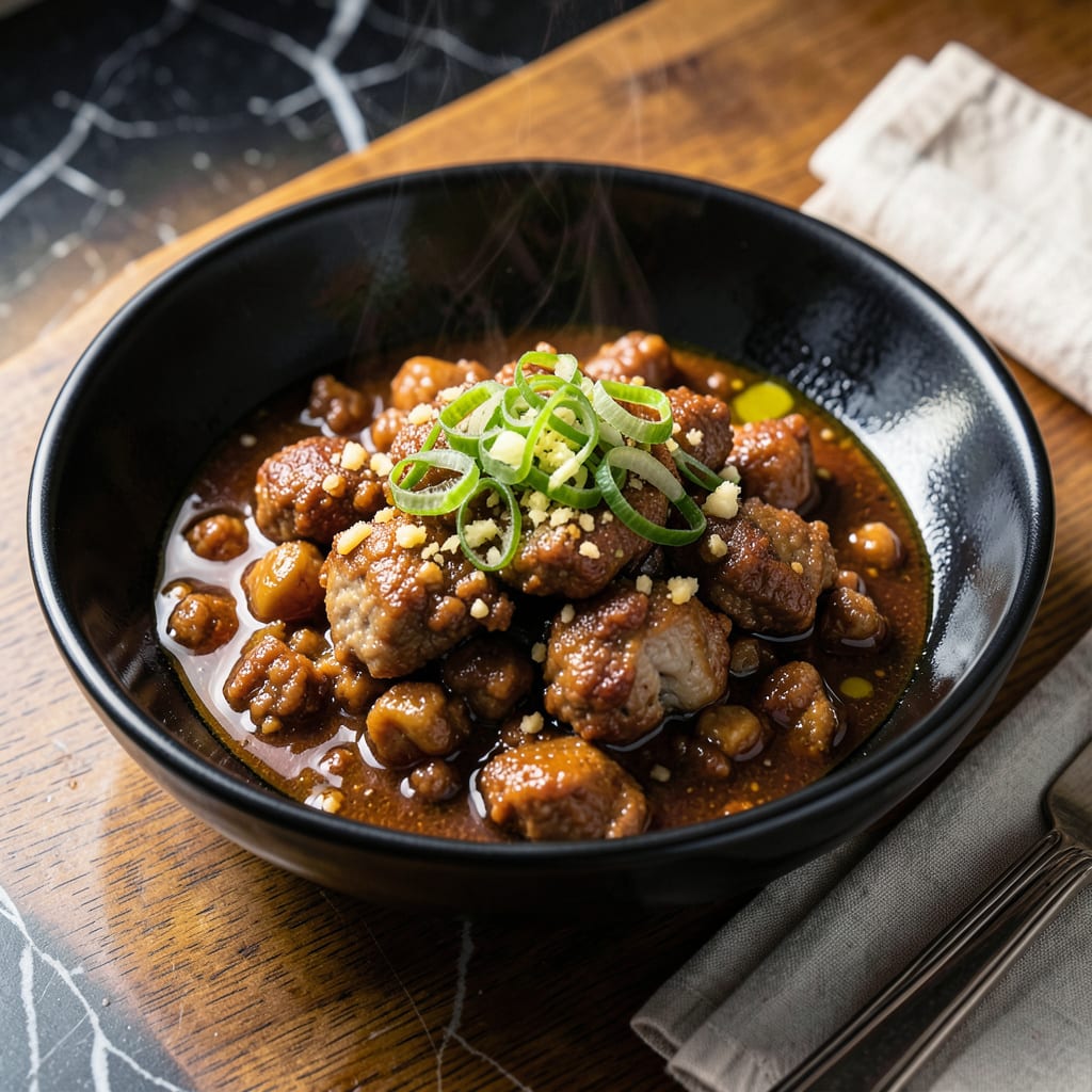 Visual representation of Asian Meat Sauce Recipe: Rich Umami Depth for Noodles and Rice