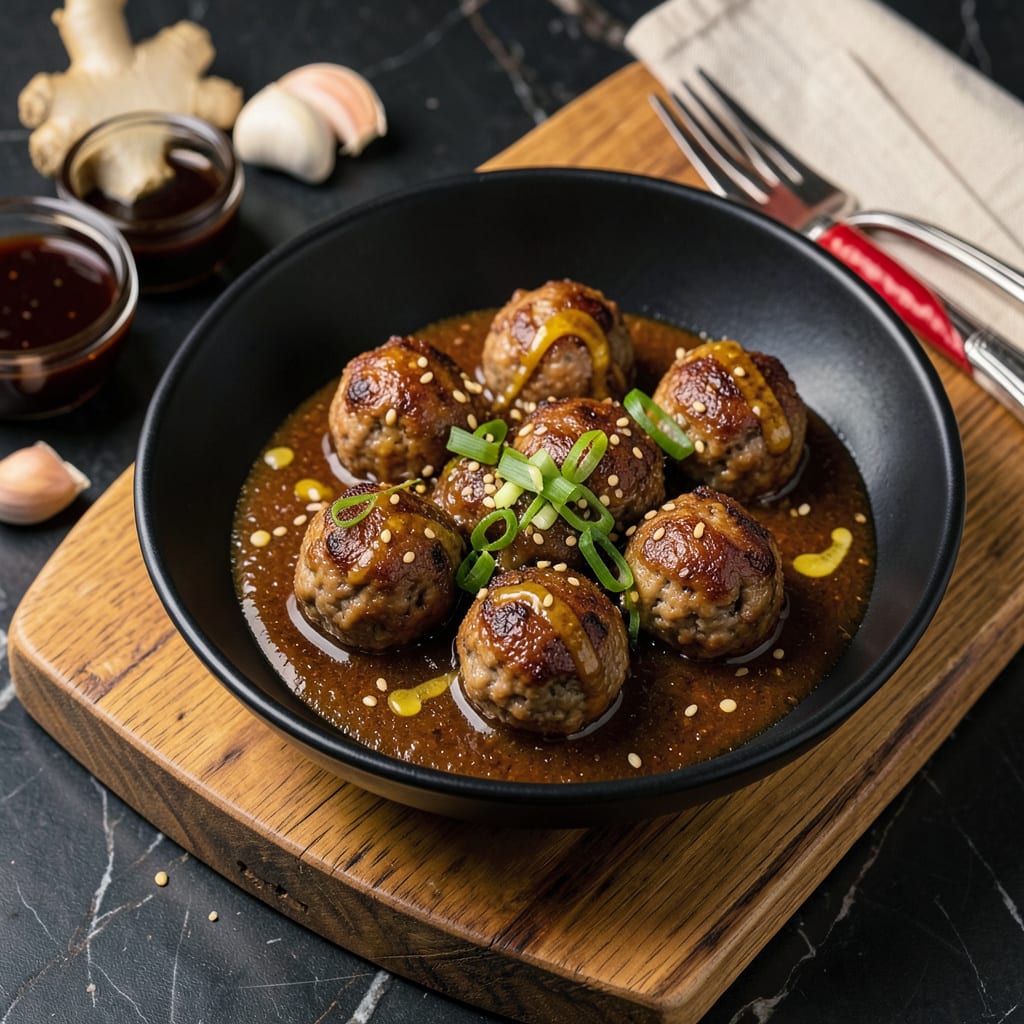Visual representation of Asian Meatball Sauce Recipe: Sweet, Sticky Glaze for Bold Flavor