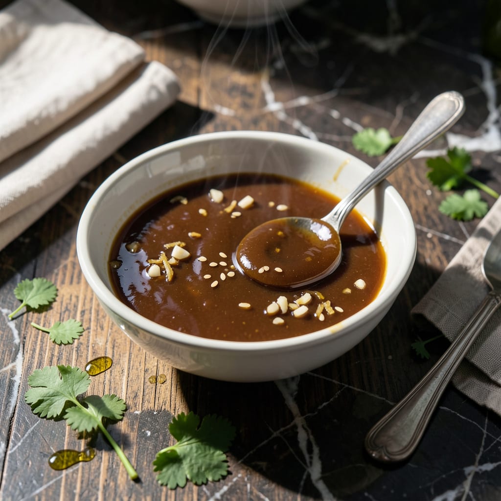 Comprehensive Asian Omelette Sauce Recipe: Salty Sweet Umami Drizzle for Breakfast Rolls visual reference