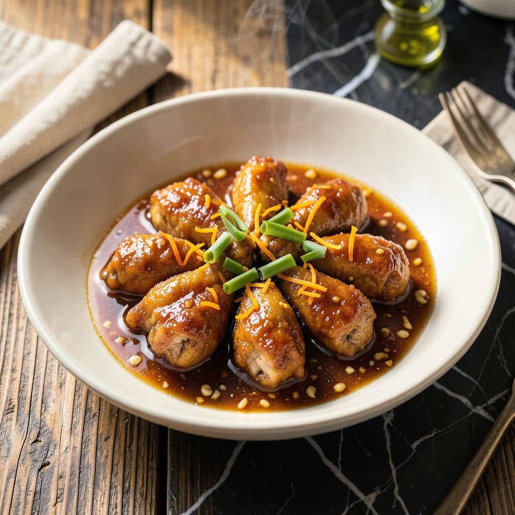Asian Orange Chicken Sauce Recipe: Sweet and Tangy Glaze for Takeout Style Dishes example with annotations