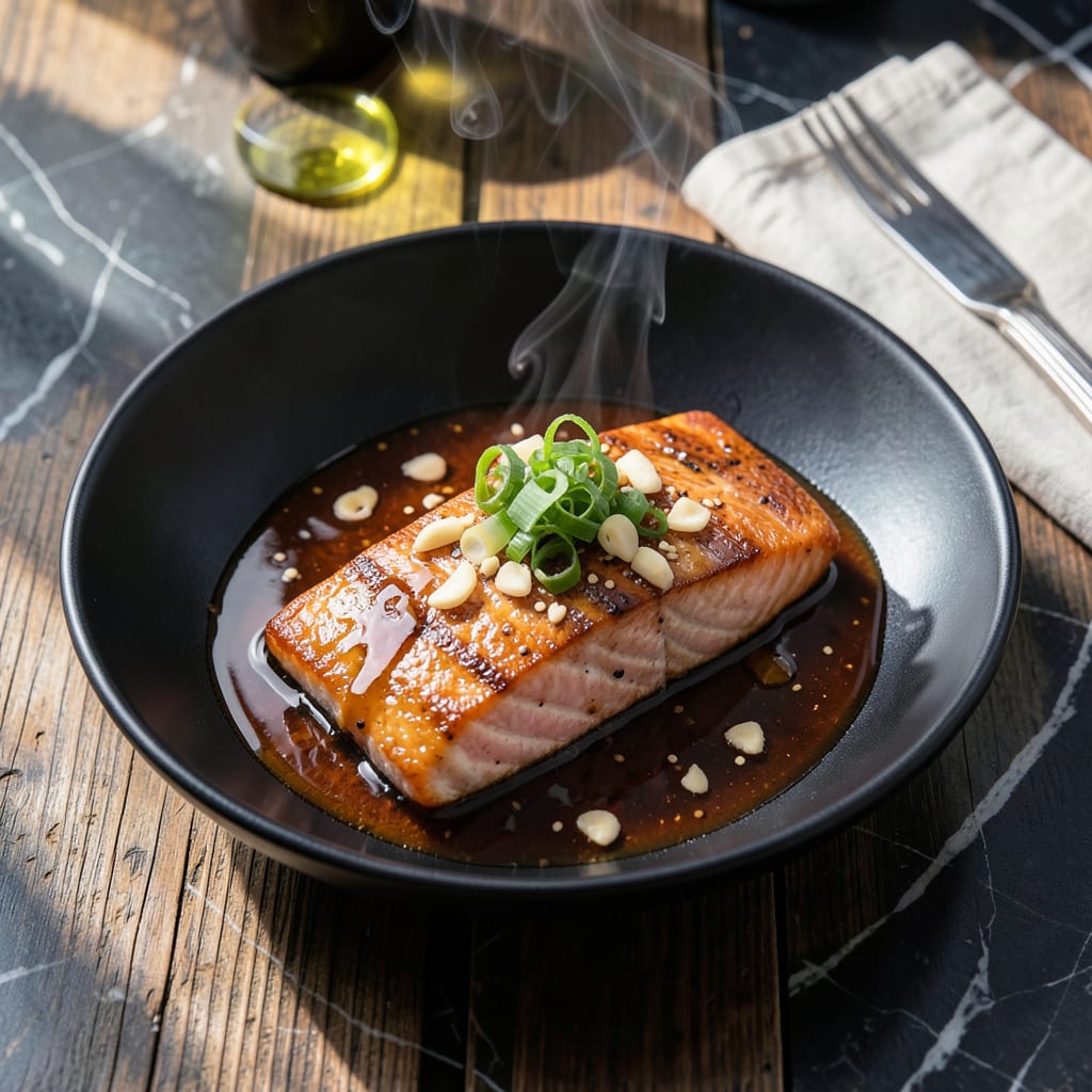 Complete Asian Salmon Sauce Recipe: Sweet Savory Soy Ginger Fusion overview image