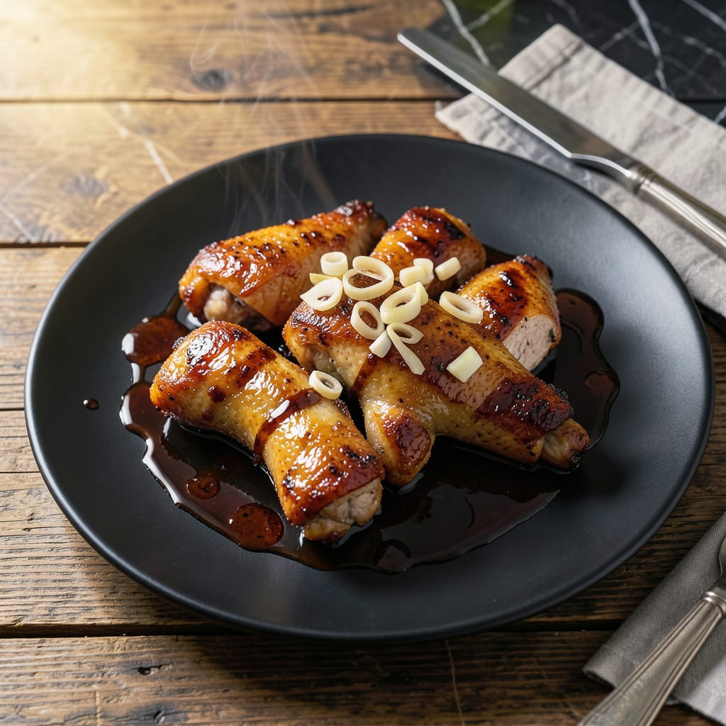 Complete Asian Soy Sauce Chicken Recipe: Glazed and Glossy in One Pan overview image
