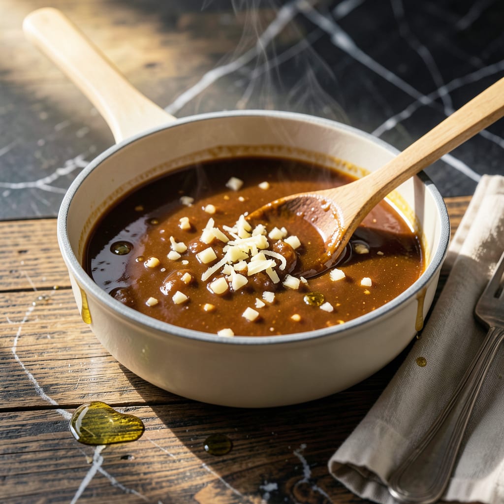 Asian Sticky Sauce Recipe: Glossy Umami Glaze for Wok Tossing detailed visual guide