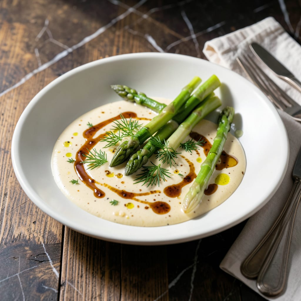 Visual representation of Asparagus Dipping Sauce Recipe: Zesty Lemon and Herb Infusion