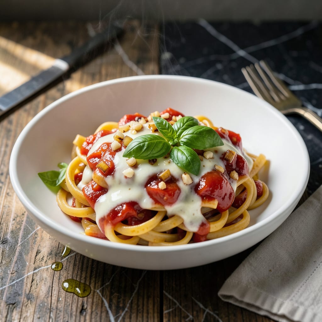 Visual representation of Aurora Pasta Sauce Recipe: Creamy Tomato and Herb Infusion