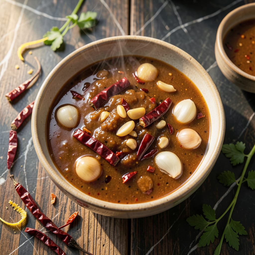 Authentic Chili Sauce Recipe: Bold Umami Depth for Southeast Asian Dishes example with annotations