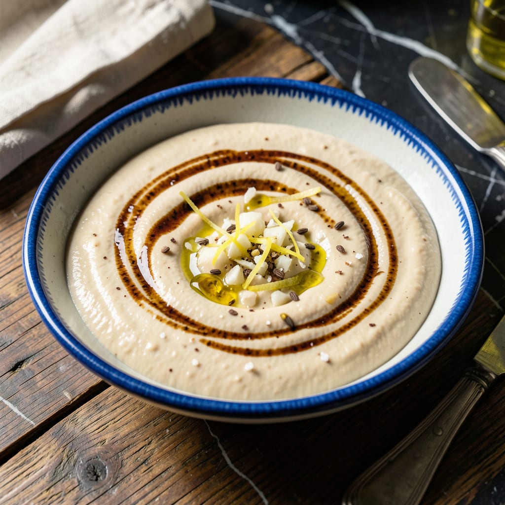 Authentic Shawarma Sauce Recipe: Garlicky Tahini and Lemon Zing illustration with key details