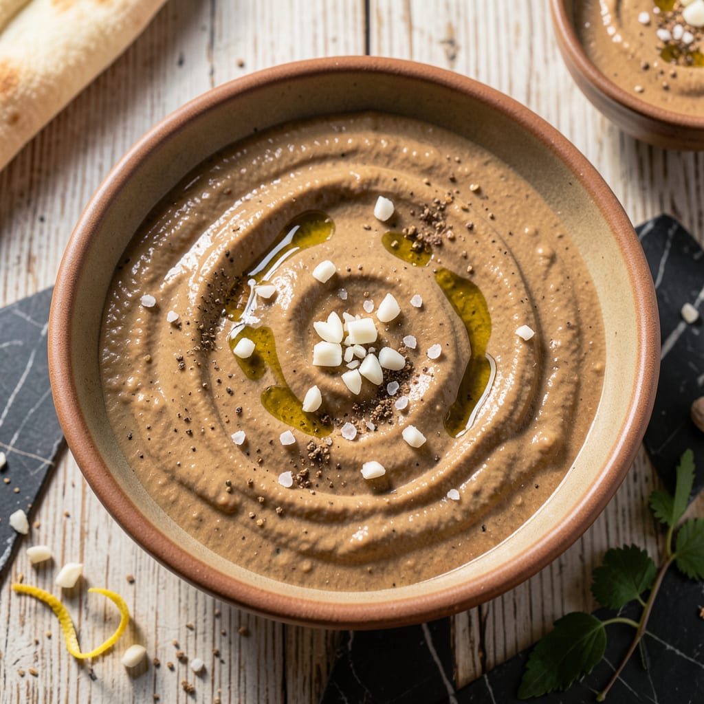 Authentic Tahini Sauce Recipe: Middle Eastern Creamy Sesame Dip illustration with key details