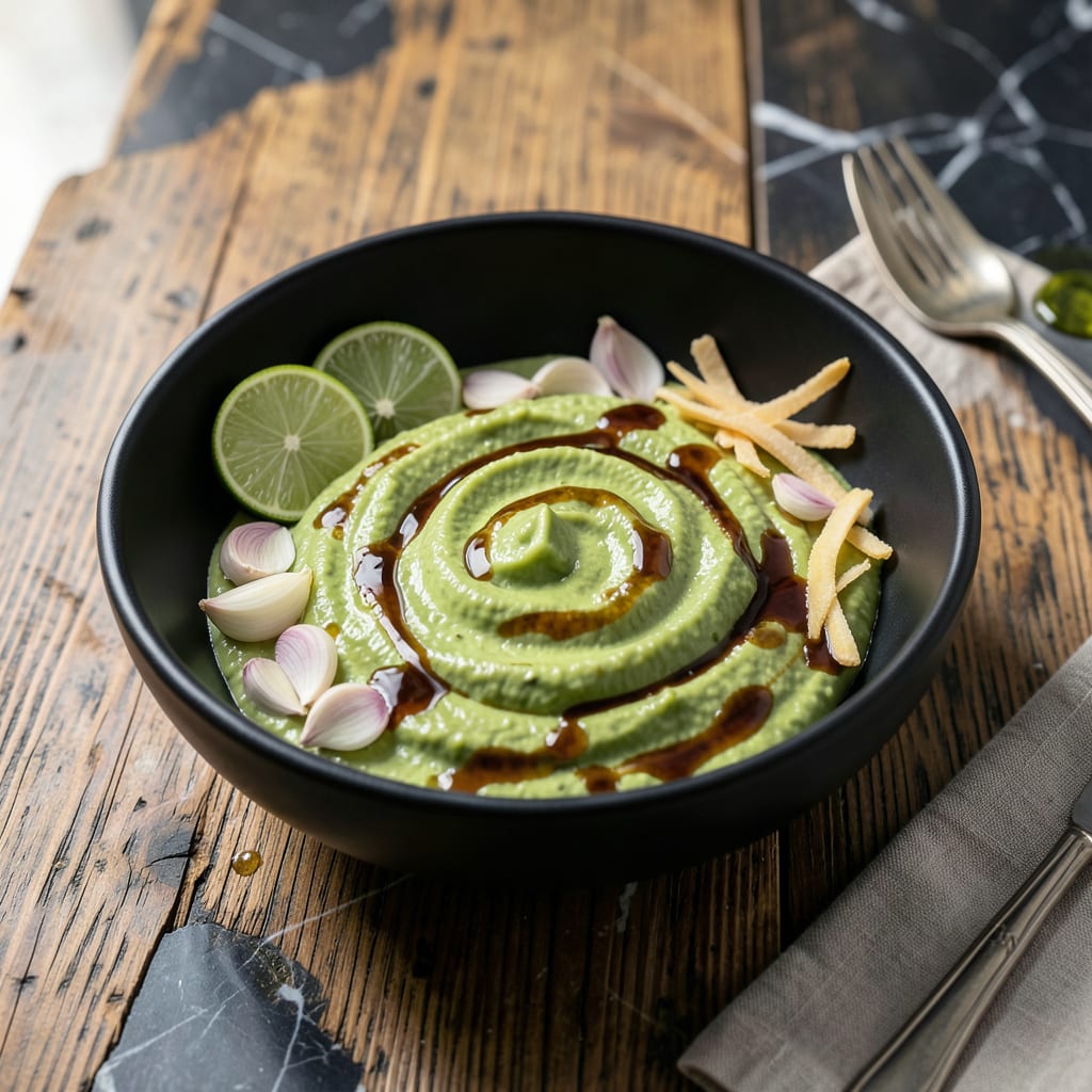 Avocado And Soy Sauce Recipe: Silky Umami Drizzle for Asian Flavors example with annotations