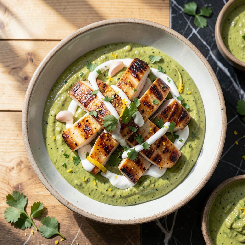 Complete Avocado Sauce Recipe for Chicken: Rich Creamy Topping With Lime Zest overview image
