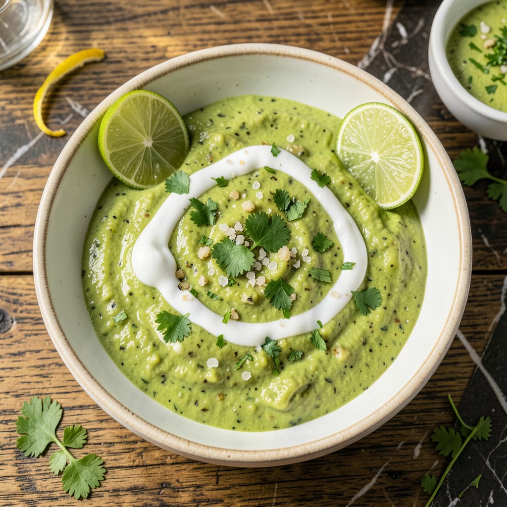 Avocado Sauce Recipe For Steak: Rich Creamy Topping With Zesty Lime illustration with key details