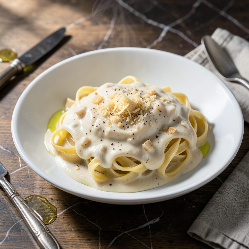 Complete Awesome Alfredo Sauce Recipe: Silky Parmesan Indulgence overview image