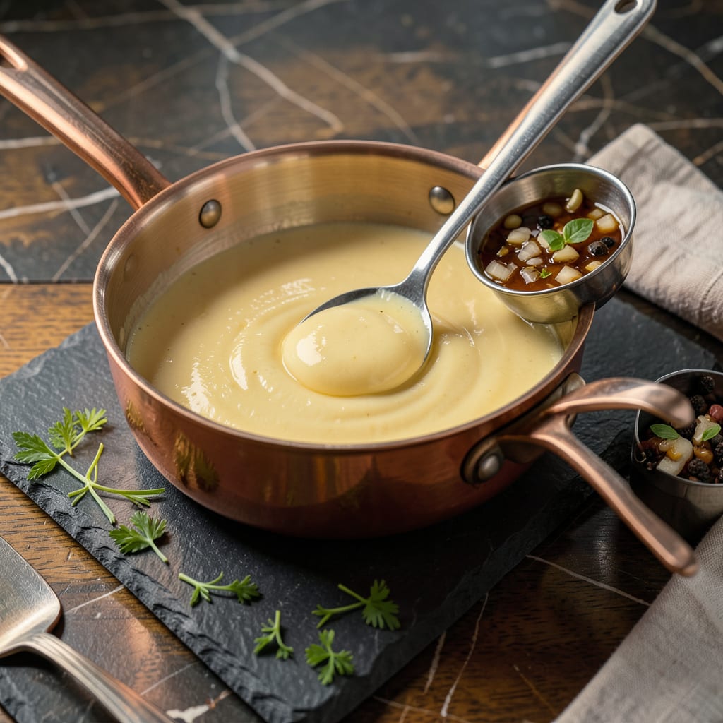 Béarnaise Sauce Recipe: Rich, Buttery Emulsion for Steakhouse Flavor detailed visual guide