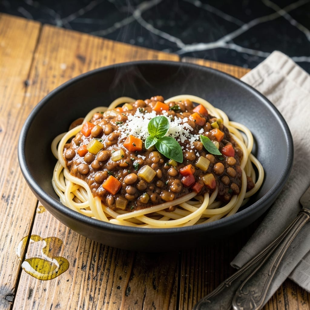 Spaghetti Sauce With Lentils Recipe: Hearty Meatless Richness for Pasta Night Spaghetti Sauce With Lentils Recipe: Hearty Meatless Richness for Pasta Night