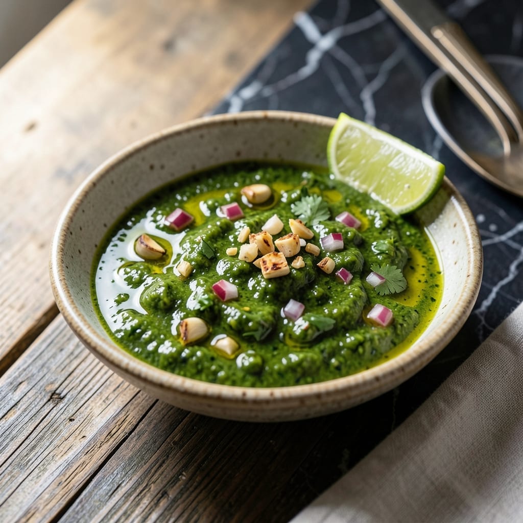 Tostones Sauce Recipe: Garlicky Green Moat for Fried Plantains