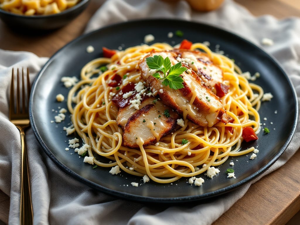 Chicken Carbonara Recipe: Egg-Yolk Creaminess Without the Guilt