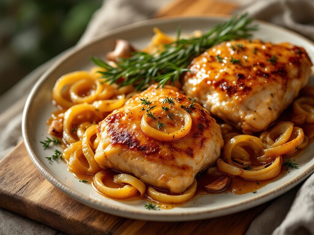 Lipton French Onion Chicken Recipe: Onion-Caramelized Crispy Bites With Rich Gravy