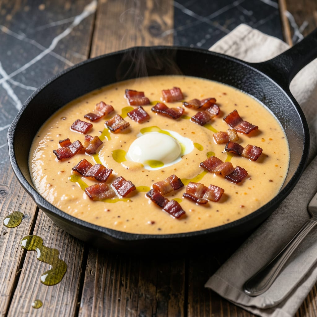 Comprehensive Bacon Cheese Sauce Recipe: Smoky Cheddar Drizzle for Loaded Dishes visual reference