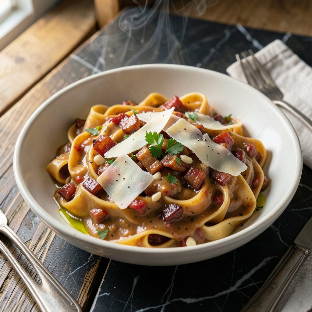 Complete Bacon Pasta Sauce Recipe: Smoky Umami Boost for Your Noodles overview image