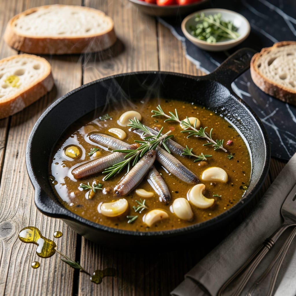 Comprehensive Bagna Cauda Sauce Recipe: Warm Garlic Anchovy Dip for Bread and Veggies visual reference