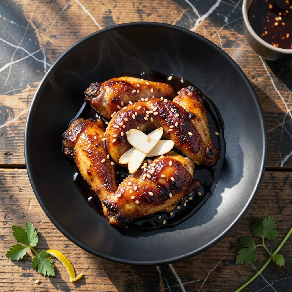 Visual representation of Baked Chicken Soy Sauce Recipe: Umami Rich Glaze With Caramelized Edges
