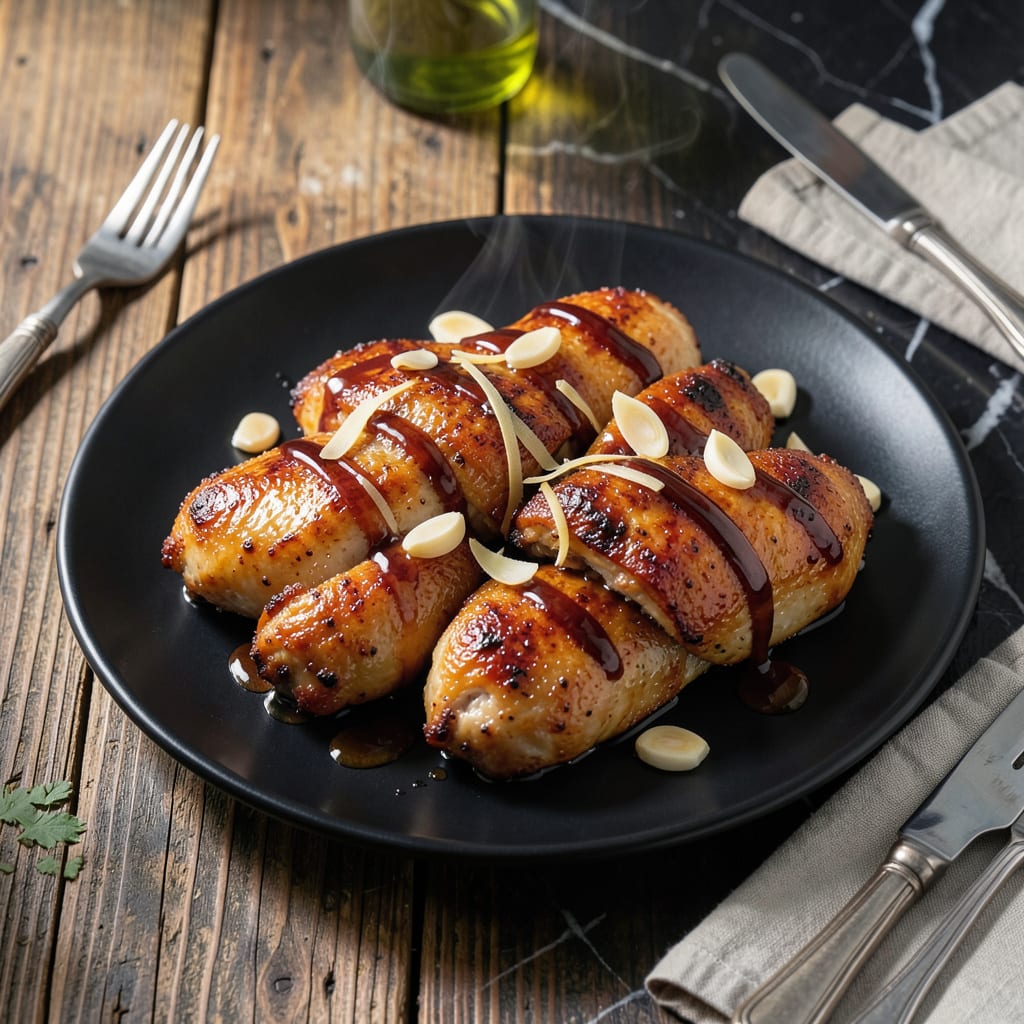 Comprehensive Baked Chicken With Teriyaki Sauce Recipe: Glazed and Sticky Sweetness visual reference