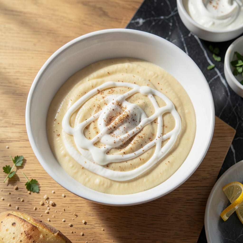 Complete Baked Potato Sauce Recipe: Rich and Creamy Topping for Loaded Spuds overview image