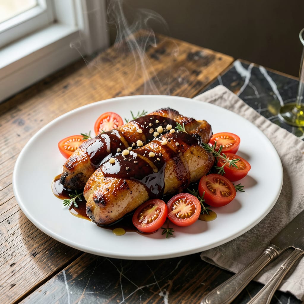 Balsamic Chicken Sauce Recipe: Rich Glaze for Grilled or Roasted Dishes example with annotations