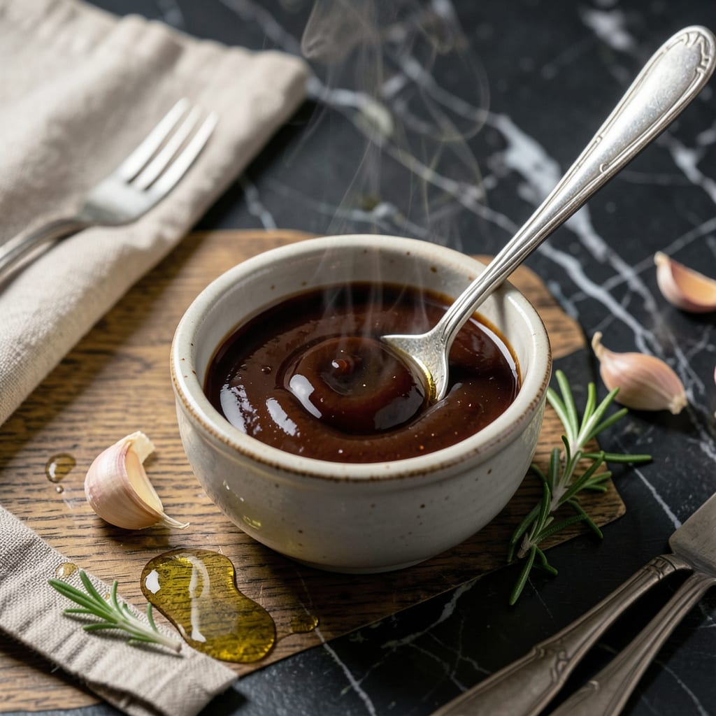 Balsamic Glaze Sauce Recipe: Rich Syrupy Drizzle for Any Dish illustration with key details