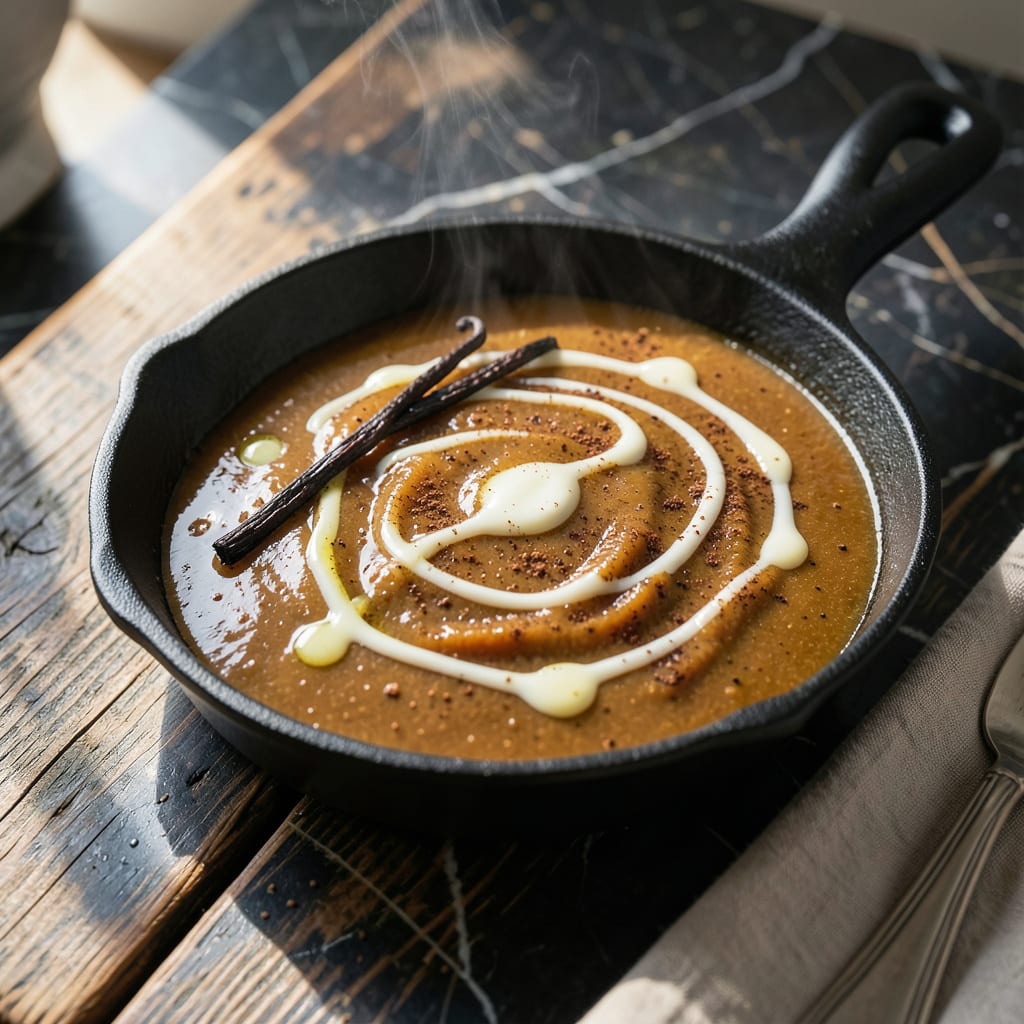 Visual representation of Banana Bread Sauce Recipe: Warm Spiced Drizzle for Desserts