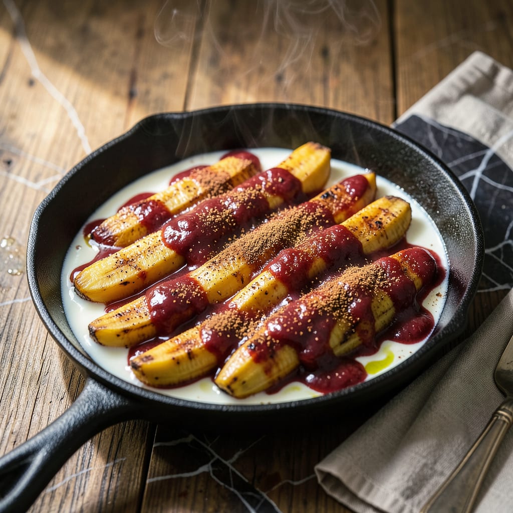 Bananas in Red Sauce Recipe: Caribbean Inspired Sweet and Spiced Dessert detailed visual guide