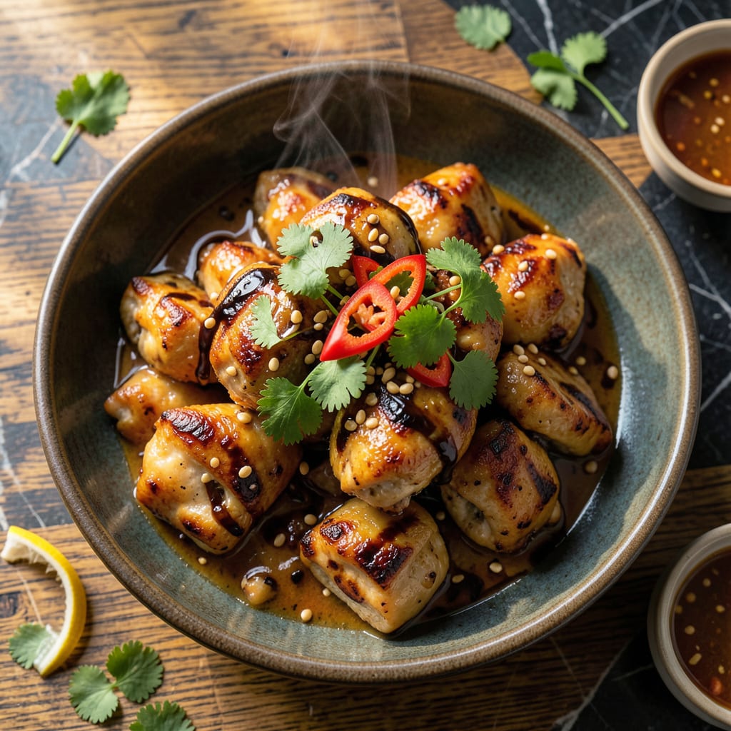 Complete Bangkok Peanut Sauce Chicken Recipe: Thai Inspired Sweet and Spicy Glaze overview image