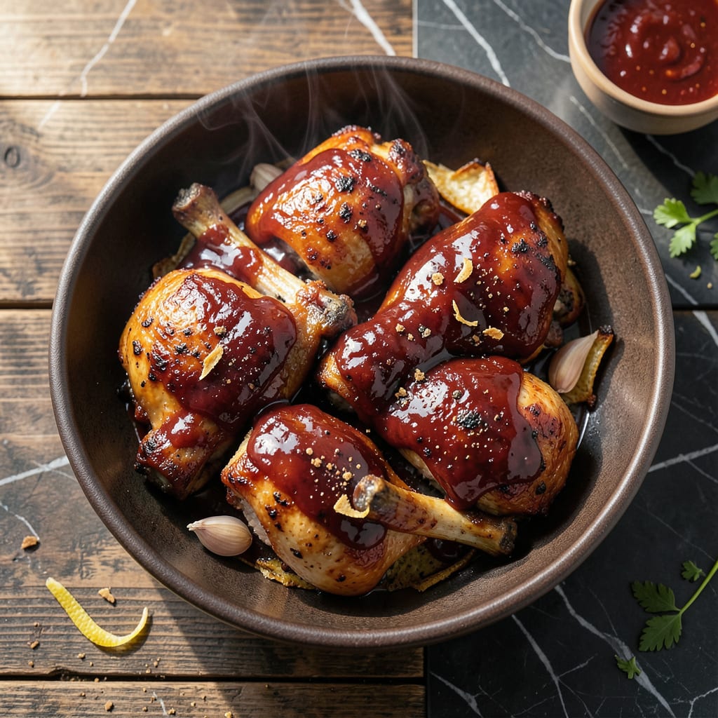Complete Barbecue Sauce Chicken Thighs Recipe: Smoky Sweet Glaze With Juicy Bites overview image