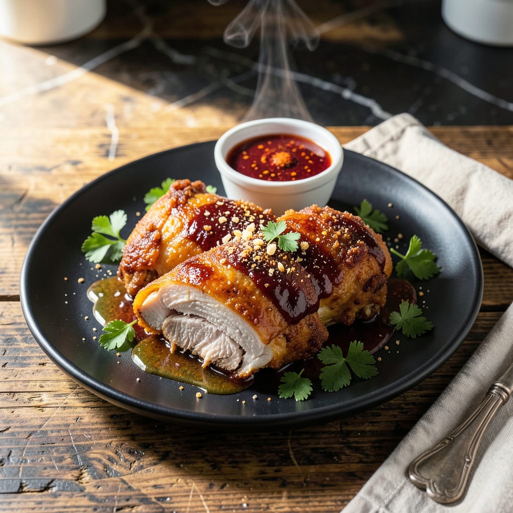 Barberton Chicken Hot Sauce Recipe: Tangy Ohio Style Heat illustration with key details