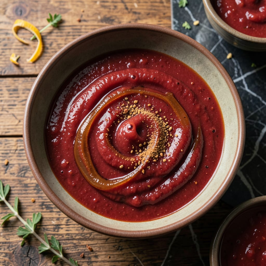 Basic Chili Sauce Recipe: Tangy Tomato Base for Authentic Flavor illustration with key details