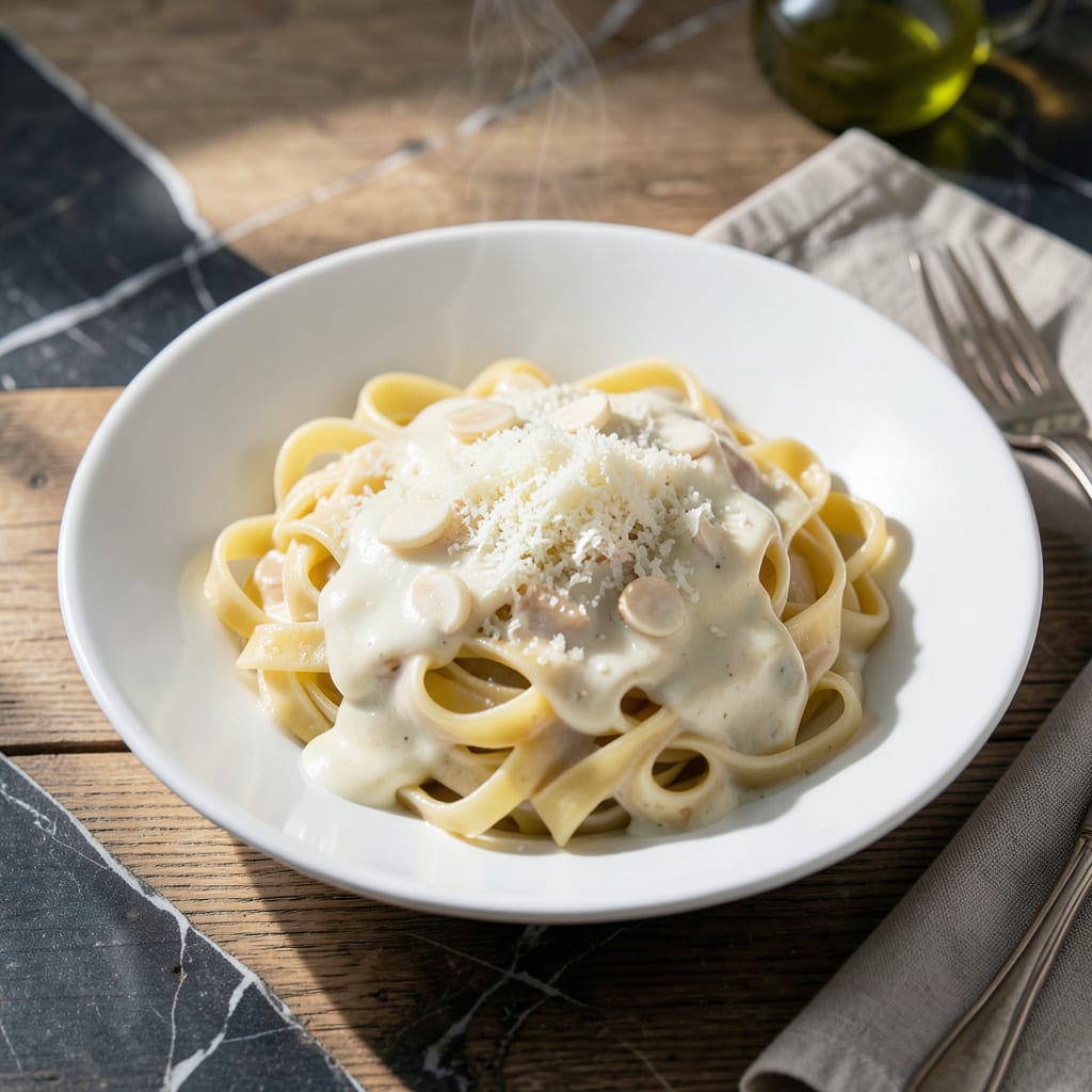 Visual representation of Basic Fettuccine Sauce Recipe: Silky Base for Classic Pasta