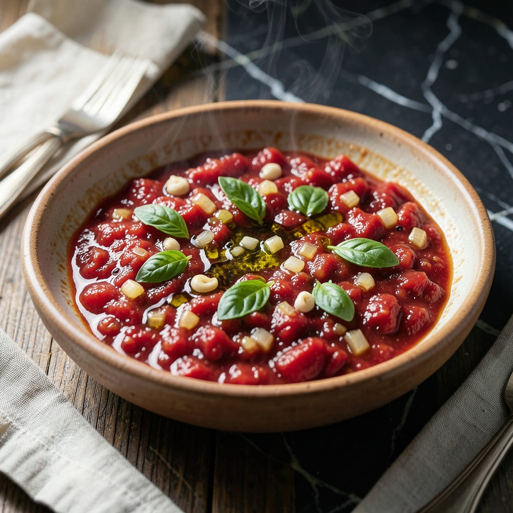 Basic Italian Sauce Recipe: Authentic San Marzano Simplicity illustration with key details