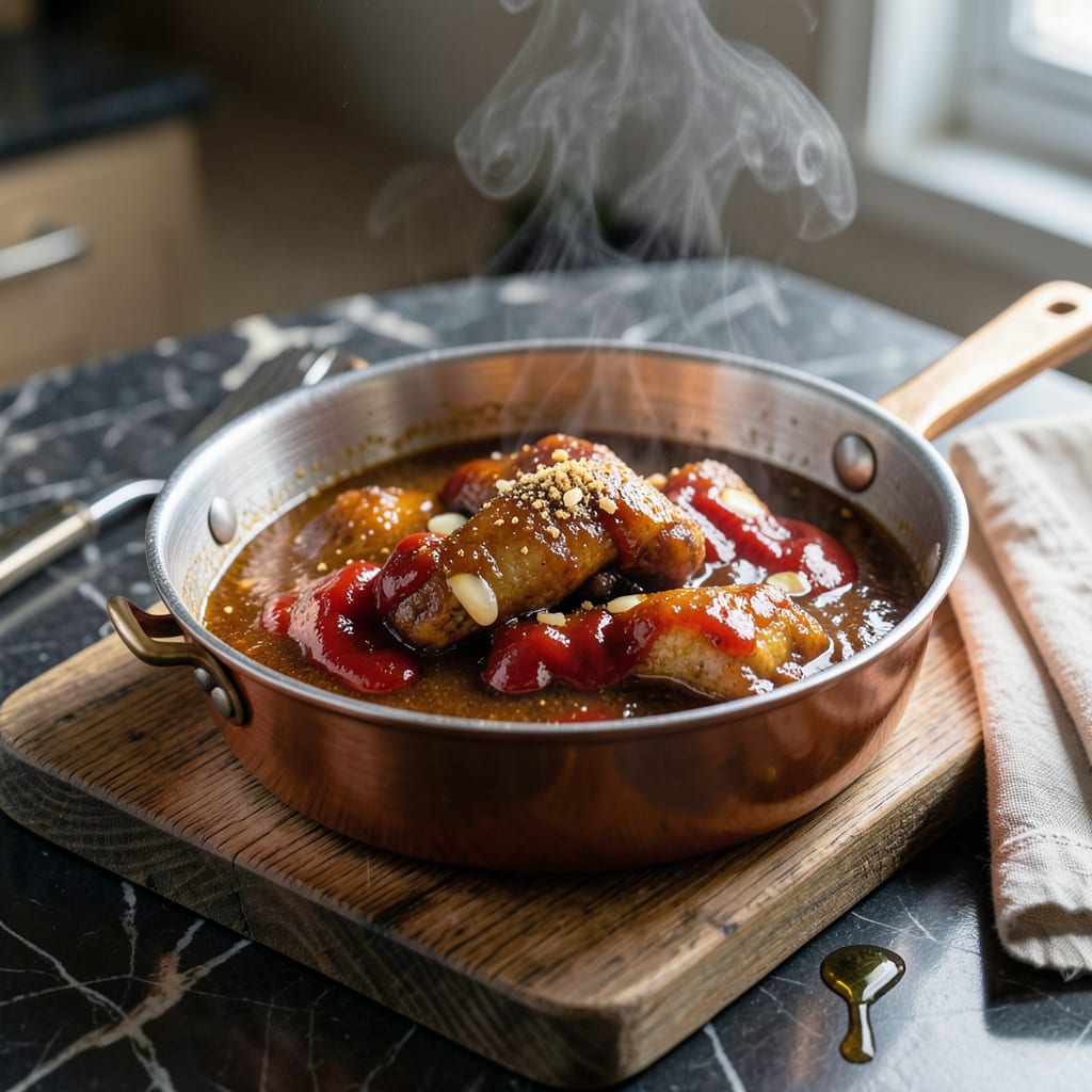 Visual representation of Basic Wing Sauce Recipe: Tangy and Buttery Restaurant Style Drizzle