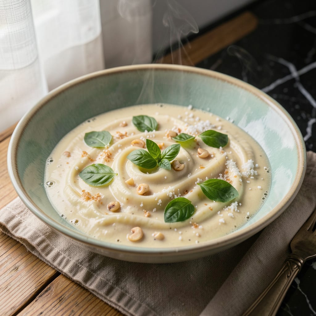 Complete basil alfredo sauce recipe overview image