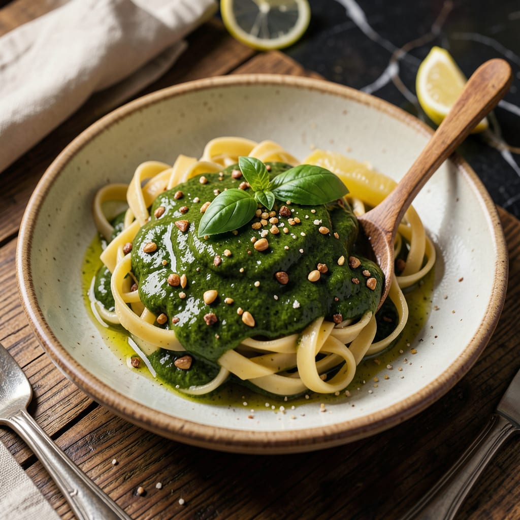 Complete Basil Sauce Recipe: Fresh, Creamy Pesto in 5 Minutes overview image
