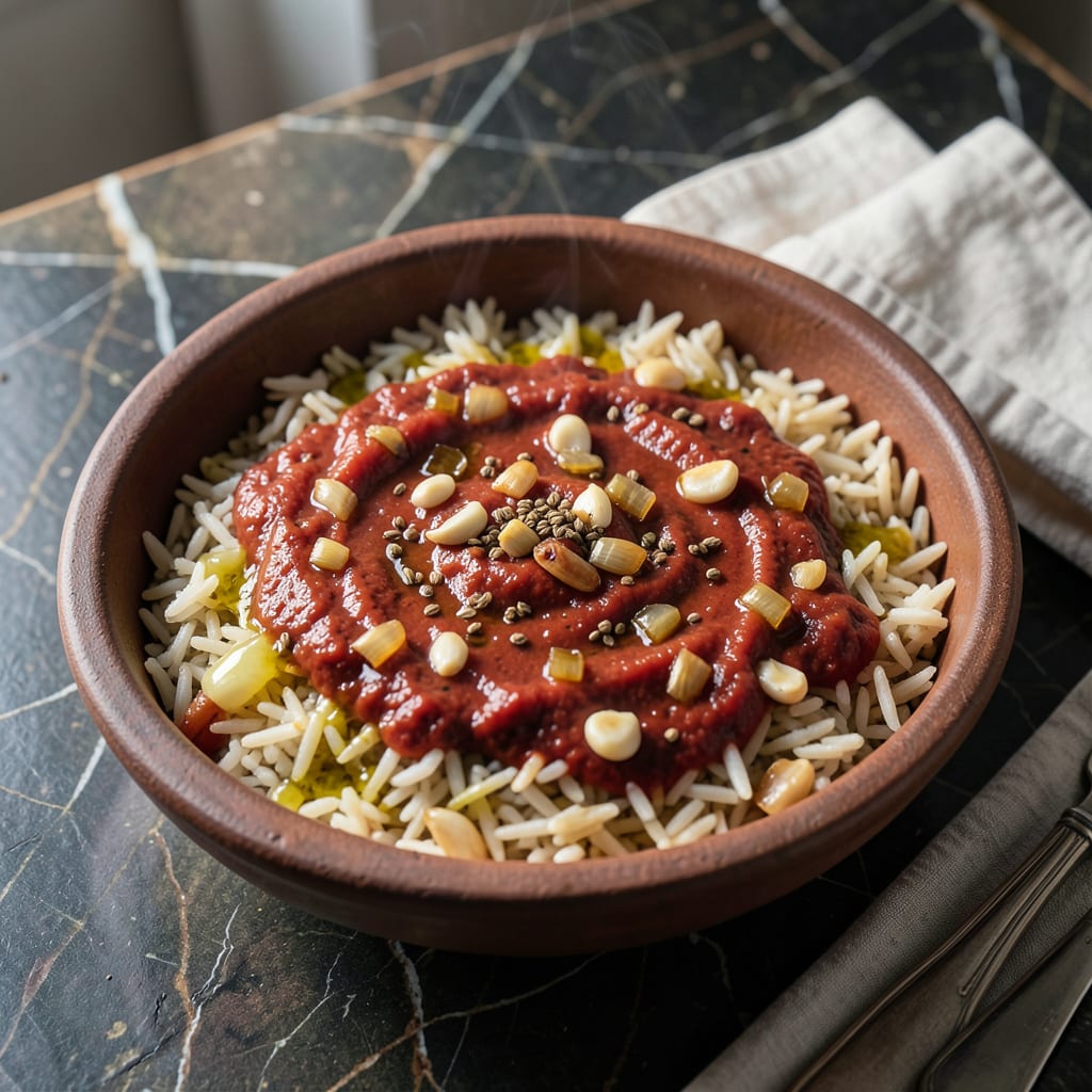Basmati Rice Sauce Recipe: Aromatic Blend for Fragrant Grains example with annotations