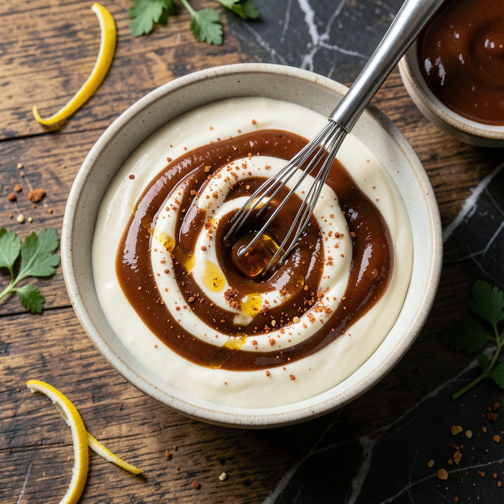 Visual representation of BBQ Chicken Dipping Sauce Recipe: Smoky Sweet Tang With a Kick